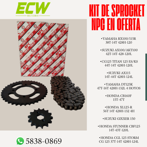 KIT DE SPROCKET EN OFERTA